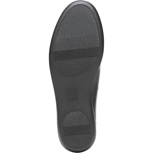 Naturalizer Women's Black Closed Rounded Toe Slip on Flexy Ballet Flat Shoes - Picture 4 of 9